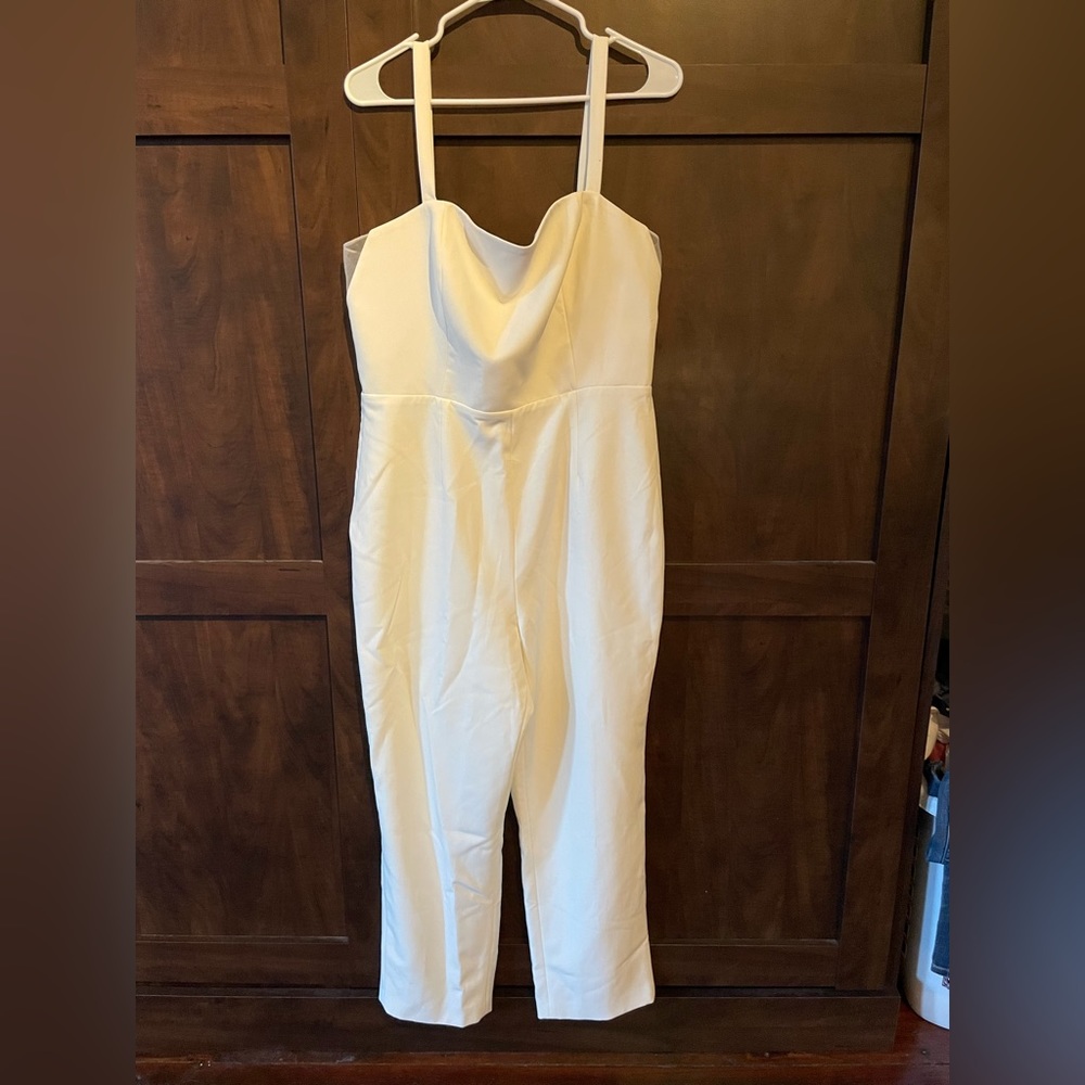 NWT BHLDN Sachin & Babi Poppy Jumpsuit Size 14 Bridal Jumpsuit Anthropologie - Picture 7 of 7